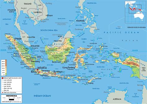 indonesien karte maps
